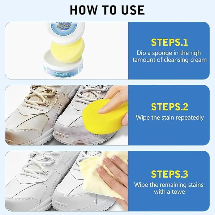 Instant Shine: Shoe Stains Cleaning Cream