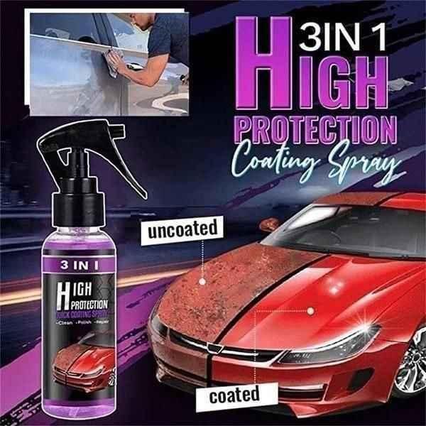 Hydrophobic Ceramic Coating Spray for Car, Bike & Scooter - BUY 1 GET 2 FREE