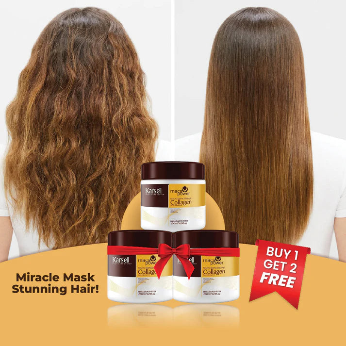 Karseell Collagen Hair Mask (For All Hair Types) - Buy 1 Get 2 🔥