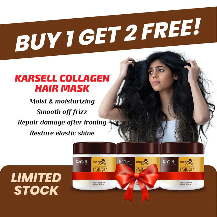 Karseell Collagen Hair Mask (For All Hair Types) - Buy 1 Get 2 🔥