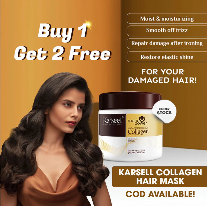 Karseell Collagen Hair Mask (For All Hair Types) - Buy 1 Get 2 🔥