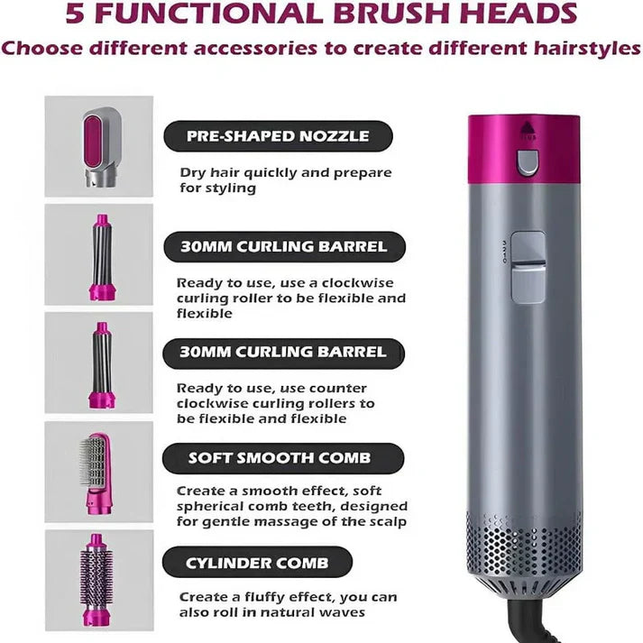 5 In 1 Multi HairStyler For Women