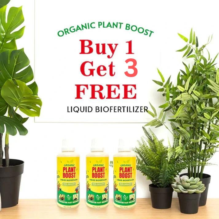 100% Organic Plant Boost Biofertilizer | BUY 1 GET 3 FREE